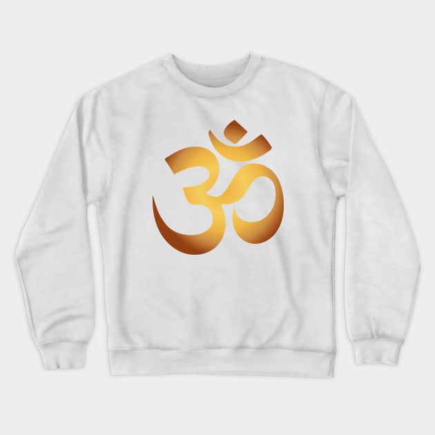 Golden Aum Crewneck Sweatshirt by majoihart